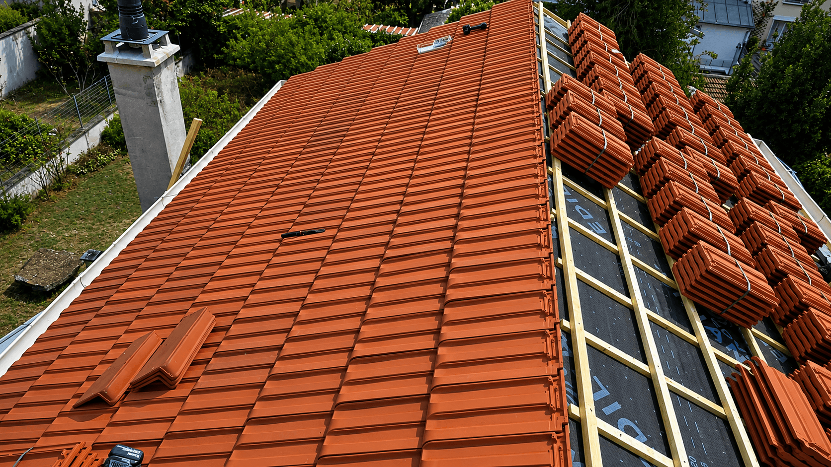 Rénovation de toiture réalisé par DLP Couverture